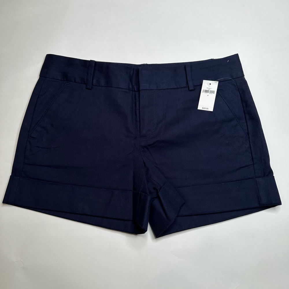 Gap Navy Cuffed Shirts 4 NWT